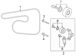 Accessory Drive Belt Idler Pulley