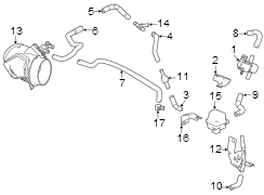 Secondary Air Injection Pump Hose Adapter