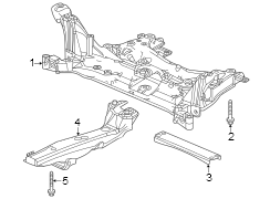 Front suspension. Suspension mounting.