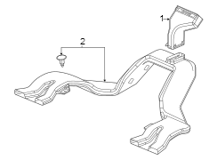 Instrument Panel Air Duct (Rear, Lower)