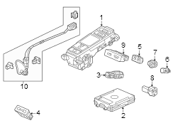 Outlet. Socket. (Rear). 12 Volt Accessory Power.