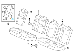 Seat Armrest Cup Holder (Rear)