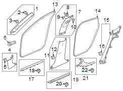 Body A-Pillar Trim Panel (Right)