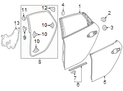 Door Outer Panel (Right, Rear)