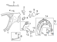 Fuel Filler Housing