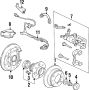 ABS Wheel Speed Sensor (Left, Rear)