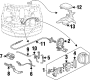 Clamp COMP B, ACTU. Vacuum tank bracket. 