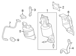 EXHAUST SYSTEM. EXHAUST MANIFOLD.