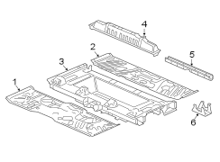 Floor Pan Crossmember (Front)