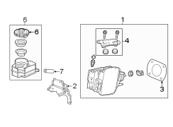 Reservoir. Cylinder. Master. (Lower). A component that helps.