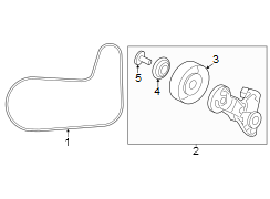 Accessory Drive Belt Tensioner Pulley