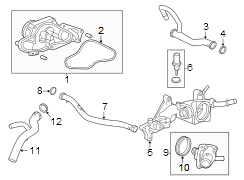 Engine Coolant Bypass Pipe