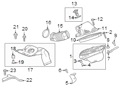 Engine Air Intake Hose (Upper)