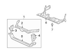 RADIATOR SUPPORT.