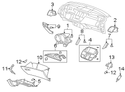 INSTRUMENT PANEL COMPONENTS.