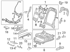 Frame. Seat. Adjuster. (Right, Front). Seat Adjuster. Seat.