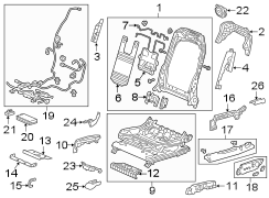 Seat Adjuster (Left, Front)