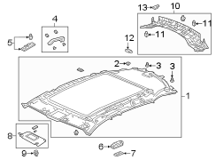 Roof Opening Trim (Rear)