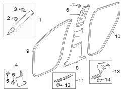 Door Sill Plate (Left, Rear)