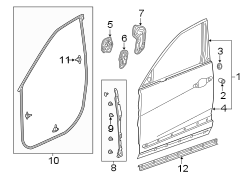 Door Seal (Right, Front, Upper, Lower)