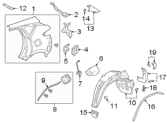 ADAPTER, FUEL FILLER. 