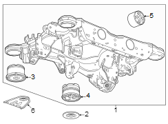 Bracket. Mount Bolt. Support Bracket. (Right, Rear)