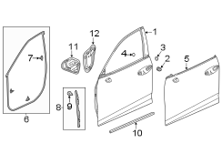 Door Seal (Left, Front)