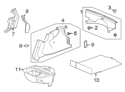 Trunk Trim Panel (Left)