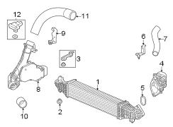 Intercooler Bracket (Right, Upper)