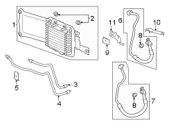 Transmission Oil Cooler Line Bracket