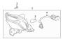 Diagram FRONT LAMPS. SIGNAL LAMPS. for your 2016 Mazda CX-3