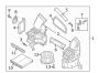 Diagram AIR CONDITIONER & HEATER. BLOWER MOTOR & FAN. for your 2016 Mazda