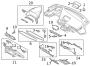 Diagram INSTRUMENT PANEL COMPONENTS. for your 2018 Mazda