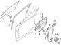 Diagram FRONT DOOR. GLASS & HARDWARE. for your 2018 Mazda CX-3