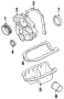 Image of Engine Timing Cover Gasket (Front) image for your 1994 Mazda B3000   