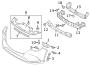 Diagram FRONT BUMPER & GRILLE. BUMPER & COMPONENTS. for your Mazda