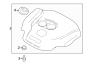 Diagram ENGINE / TRANSAXLE. ENGINE APPEARANCE COVER. for your Mazda
