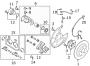 Diagram Rear suspension. Brake components. for your Mazda CX-9