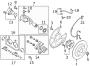 Diagram REAR SUSPENSION. BRAKE COMPONENTS. for your 2019 Mazda CX-9 Signature