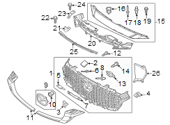 Image of Radiator Support Access Cover (Upper, Lower). Radiator Support Access. image for your 2009 Mazda B4000   