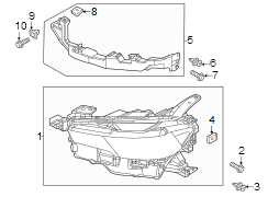 Image of Headlight Assembly image for your Mazda B2500  