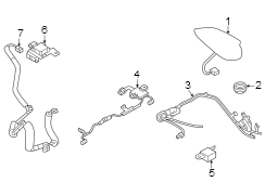 Image of Radio Antenna Assembly image for your Mazda