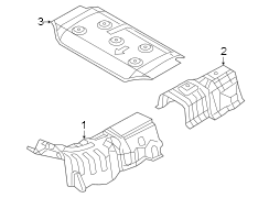 Image of Floor Pan Heat Shield (Front) image for your 2019 Mazda CX-9   