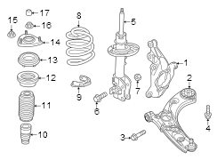 Image of Coil Spring Insulator (Upper) image for your 2019 Mazda CX-5   