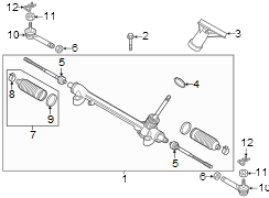 Image of Steering Tie Rod End (Lower) image for your 2021 Mazda CX-5  Signature Sport Utility 