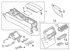 Image of Console Air Vent image for your 2008 Mazda 6   