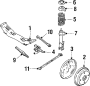 Image of Suspension Control Arm (Right) image for your 2010 Mazda Tribute   