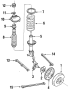 Image of Suspension Strut (Rear) image for your 2024 Mazda CX-5  2.5 S Carbon Edition Sport Utility 