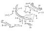 Diagram FRONT BUMPER. BUMPER & COMPONENTS. for your 2017 Mazda 3