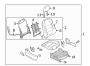 Diagram SEATS & TRACKS. PASSENGER SEAT COMPONENTS. for your 2017 Mazda 3